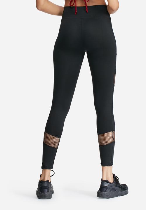 Missguided - Active fishnet panel leggings