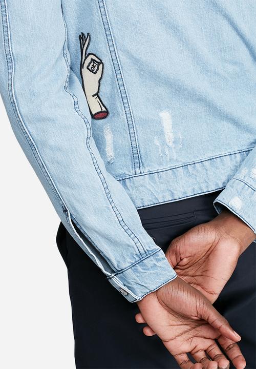 Only & Sons - Rocker patch trucker jacket
