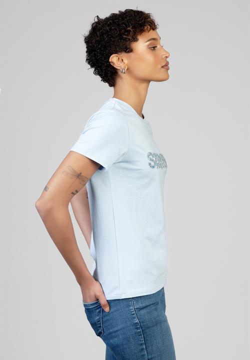 SISSY BOY - Velvet Skies Rgular T-Shirt - Pale Blue