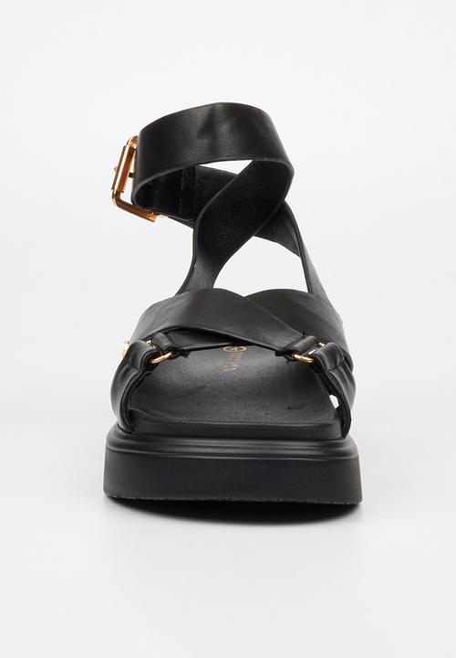 Rock & Co - Absolut 9 cross-over chunky sandal - black