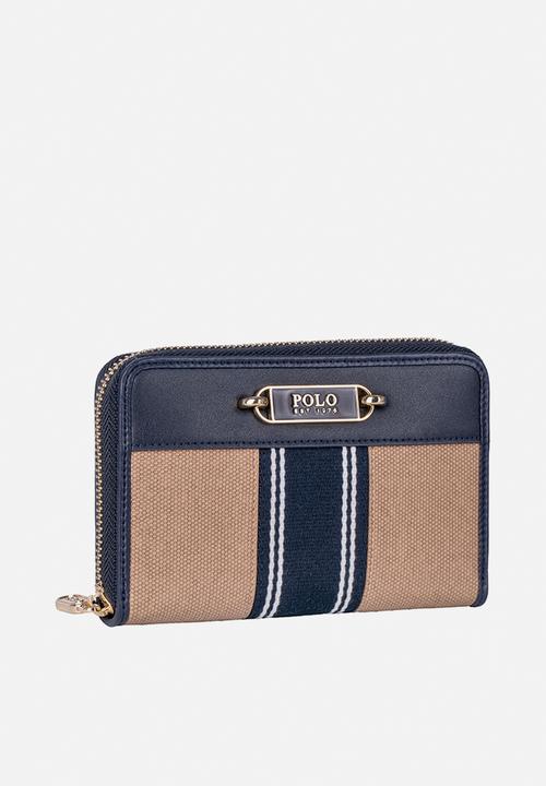 POLO - Riviera Zip Around Purse -Navy