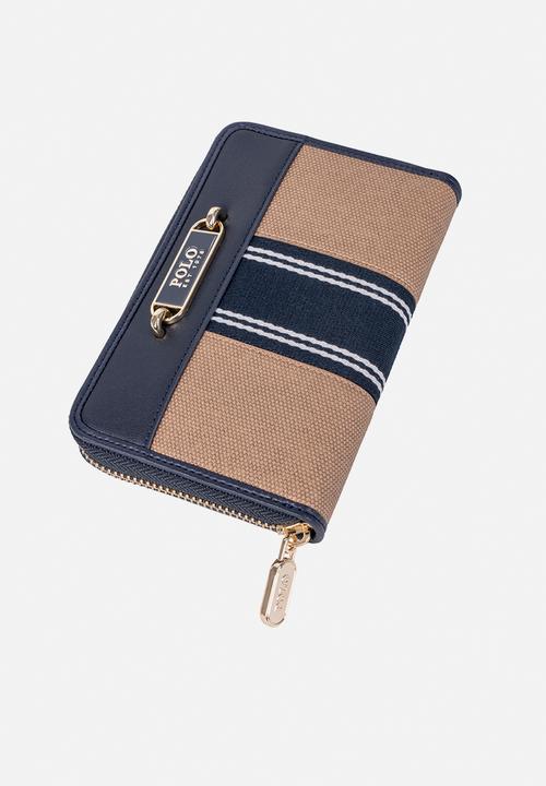 POLO - Riviera Zip Around Purse -Navy