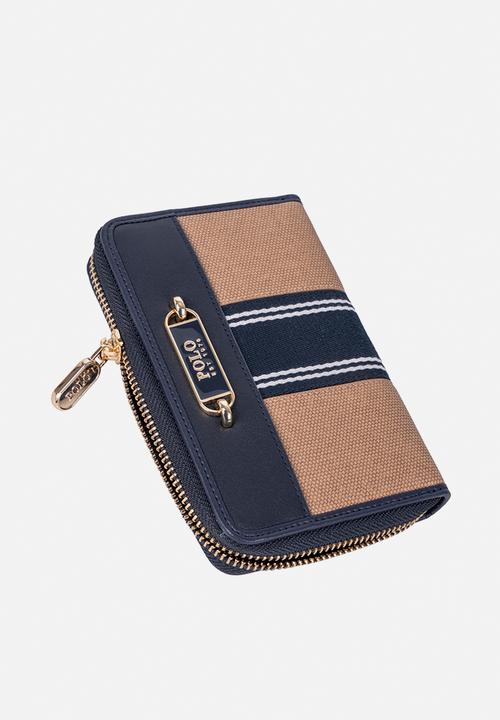 POLO - Riviera Zip Around Purse -Navy