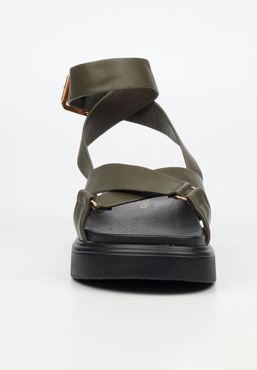 Rock & Co - Absolut 9 cross-over chunky sandal - green