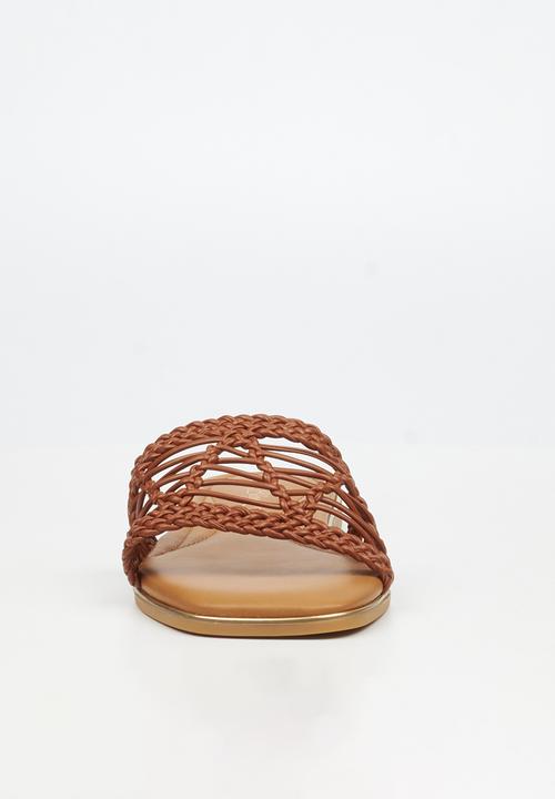 Miss Black - Elaine 3 macrame sandal - tan
