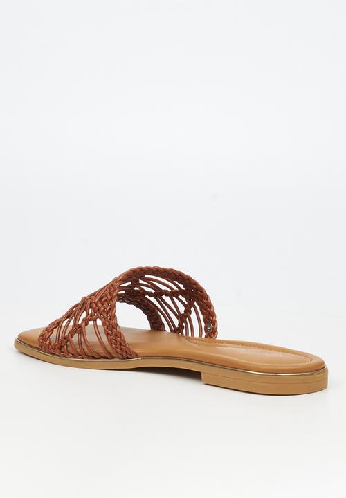 Miss Black - Elaine 3 macrame sandal - tan