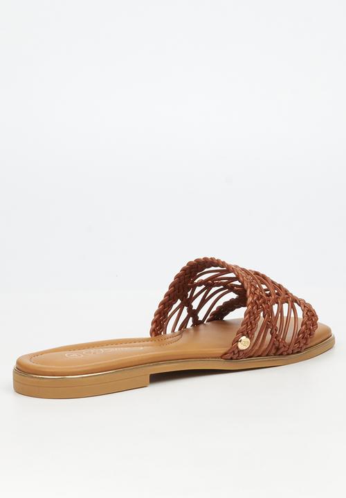 Miss Black - Elaine 3 macrame sandal - tan