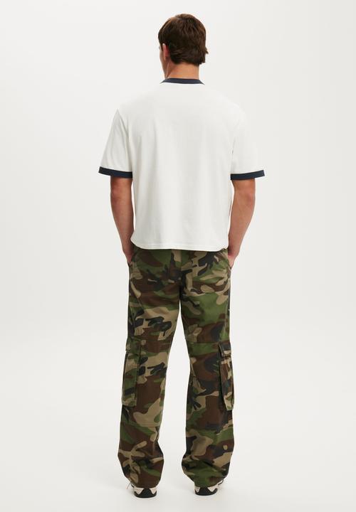 Cotton On - Baggy Cargo Pant - Jungle Camo