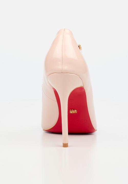Miss Black - Lola 1 classic scallop heel - pink