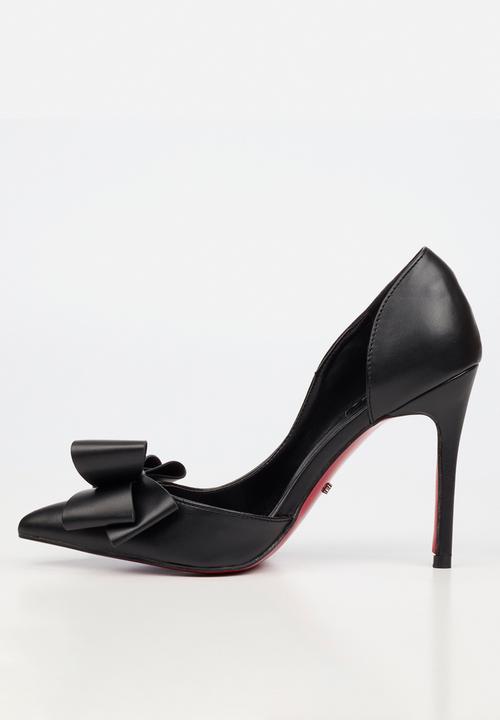 Miss Black - Lola 76 bow heel - black