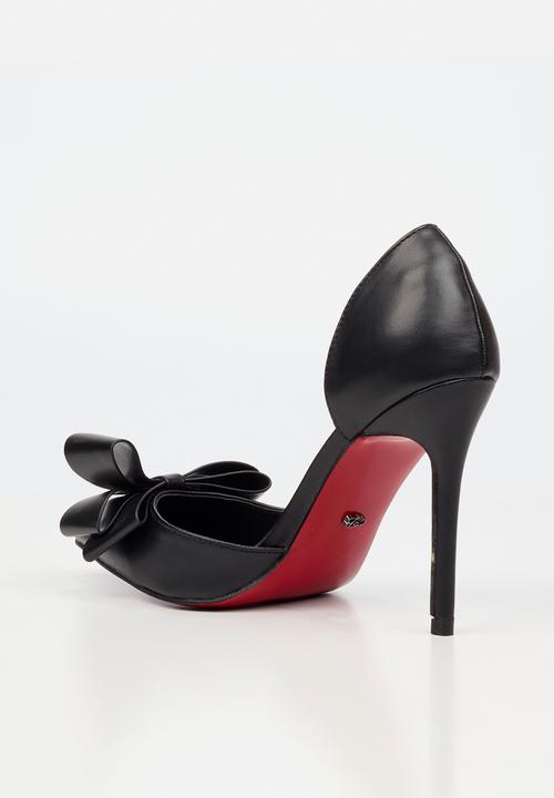 Miss Black - Lola 76 bow heel - black
