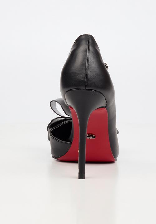 Miss Black - Lola 76 bow heel - black
