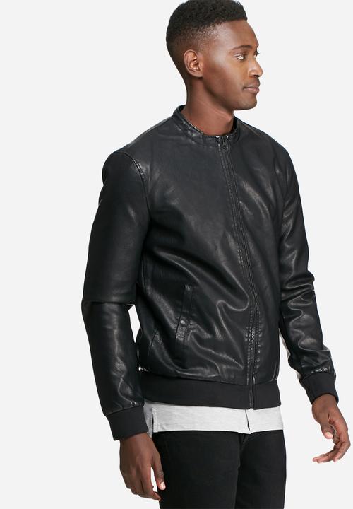 Only & Sons - Camp faux leather jacket