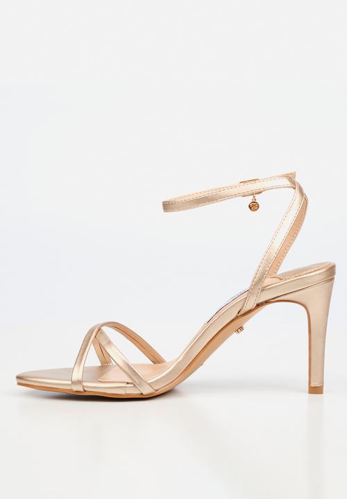Miss Black - Nelly 1 classic ankle-strap heel - champagne