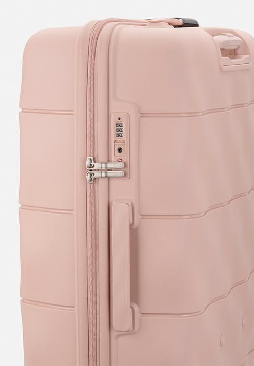 Elle - Large 4-wheel trolley case with TSA lock - dusty pink