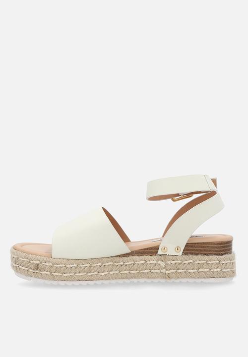 Madison® - Catherine sleek 2 ankle strap - white