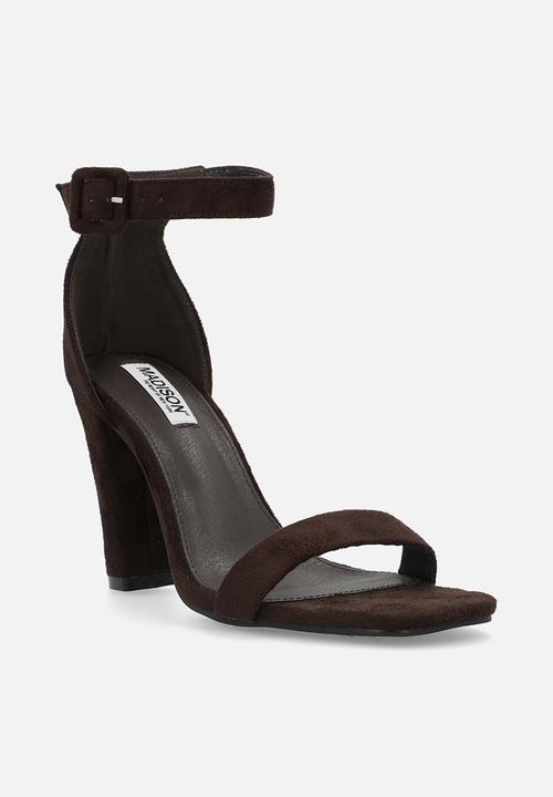 Madison® - Angelique 5 open toe ankle strap - chocolate
