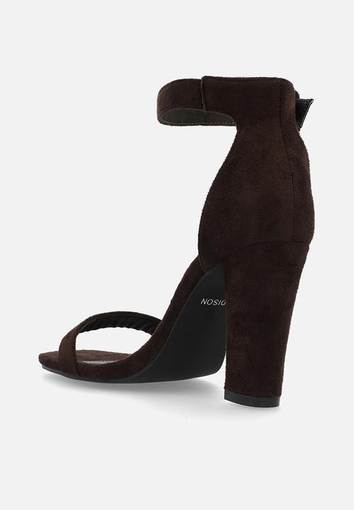 Madison® - Angelique 5 open toe ankle strap - chocolate