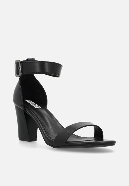 Madison® - Allan 5 open toe ankle strap - black
