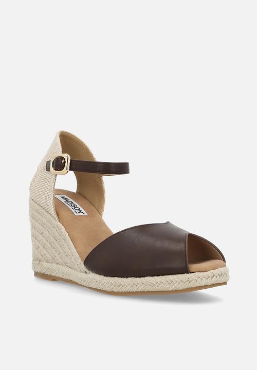 Madison® - Poison open toe ankle strap - chocolate