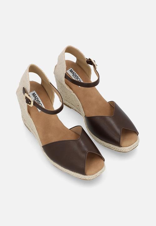 Madison® - Poison open toe ankle strap - chocolate