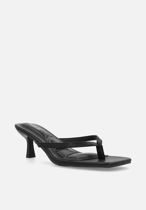 Madison® - Dial open toe mule - black