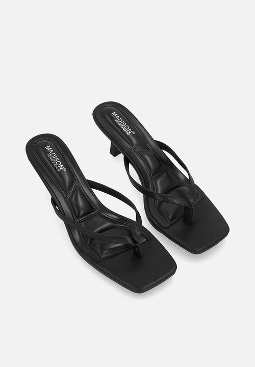 Madison® - Dial open toe mule - black