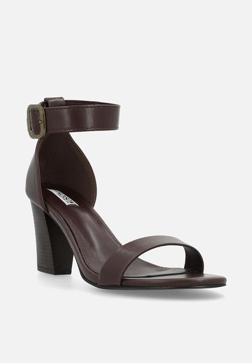 Madison® - Allan 5 open toe ankle strap - chocolate