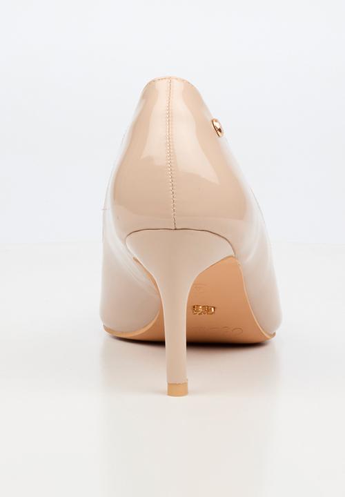 Miss Black - Nola 5 classic scallop heel - neutral