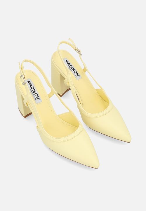 Madison® - Paula 3 closed toe slingback - yellow