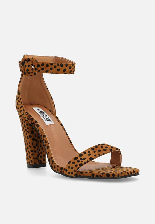 Madison® - Angelique 5 open toe ankle strap - bambi