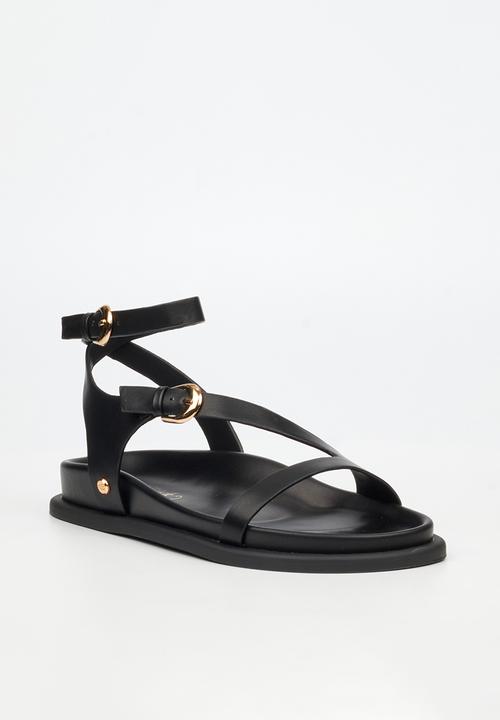 Miss Black - Polpetta 8 multi-strap sandal - black