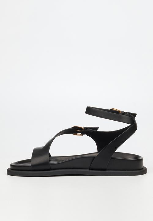 Miss Black - Polpetta 8 multi-strap sandal - black