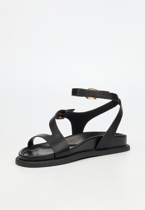 Miss Black - Polpetta 8 multi-strap sandal - black
