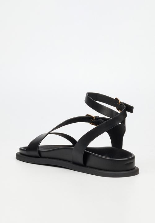 Miss Black - Polpetta 8 multi-strap sandal - black