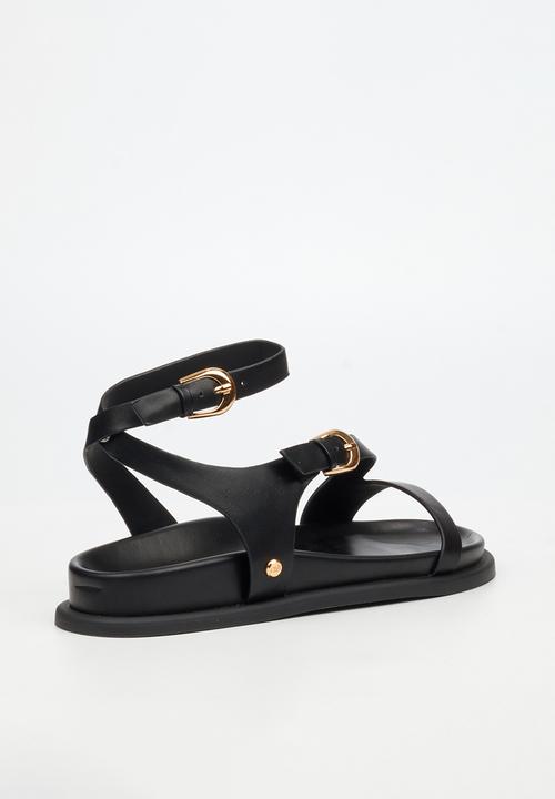 Miss Black - Polpetta 8 multi-strap sandal - black