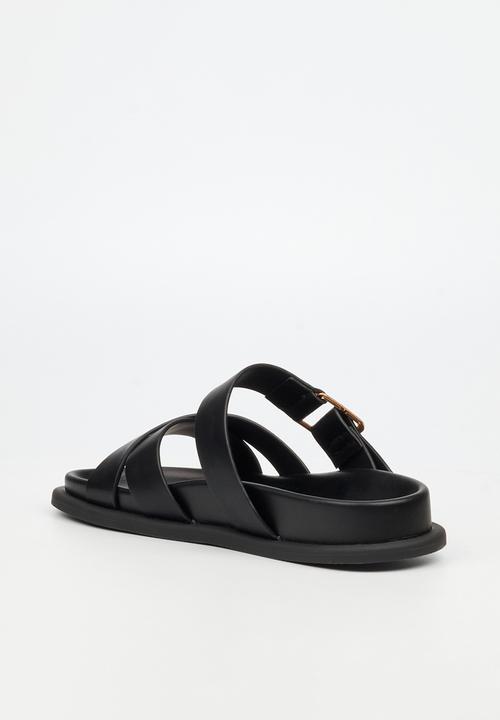 Miss Black - Polpetta 9 multi-strap buckle sandal - black