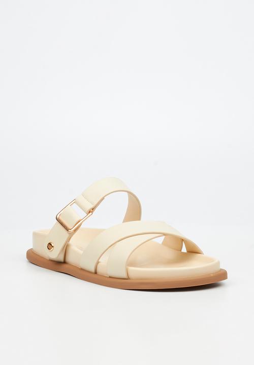 Miss Black - Polpetta 9 multi-strap buckle sandal - natural