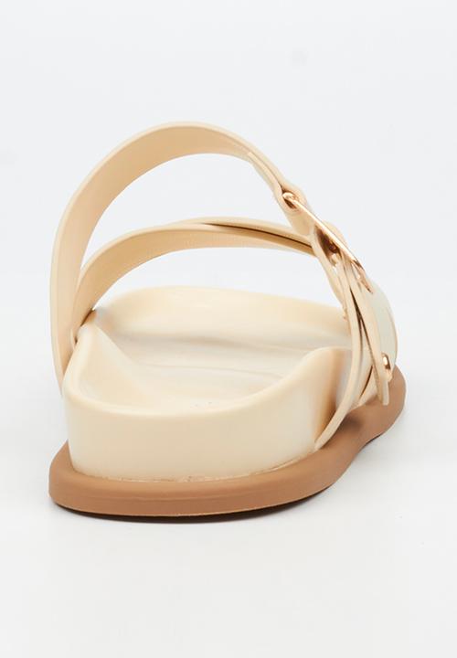 Miss Black - Polpetta 9 multi-strap buckle sandal - natural