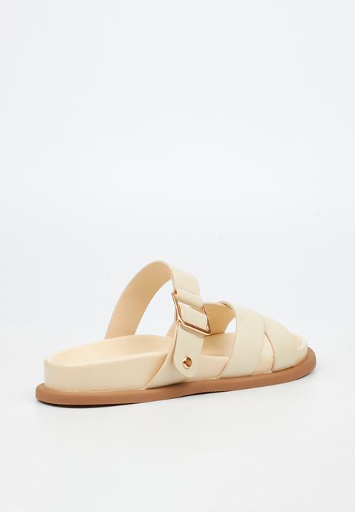 Miss Black - Polpetta 9 multi-strap buckle sandal - natural