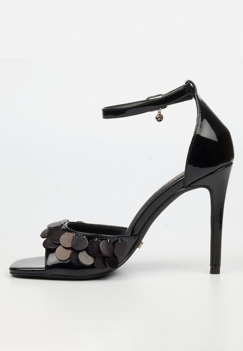 Miss Black - Tayla 1 shell ankle-strap heel - black
