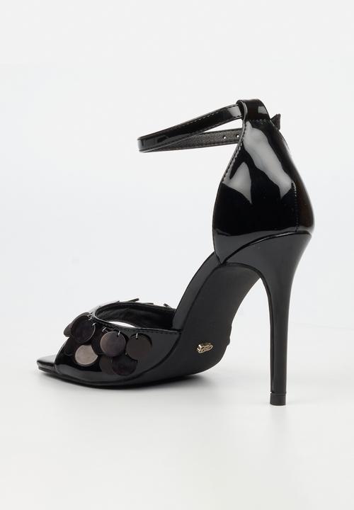 Miss Black - Tayla 1 shell ankle-strap heel - black