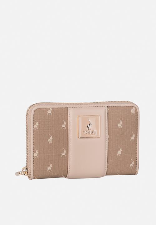 POLO - Kensington Medium Zip Around Purse - Mushroom