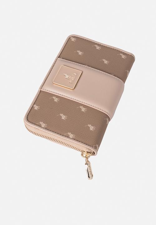 POLO - Kensington Medium Zip Around Purse - Mushroom