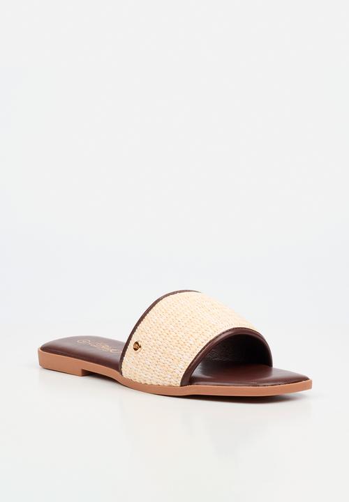 Miss Black - Zenia 1 raffia sandal - tan