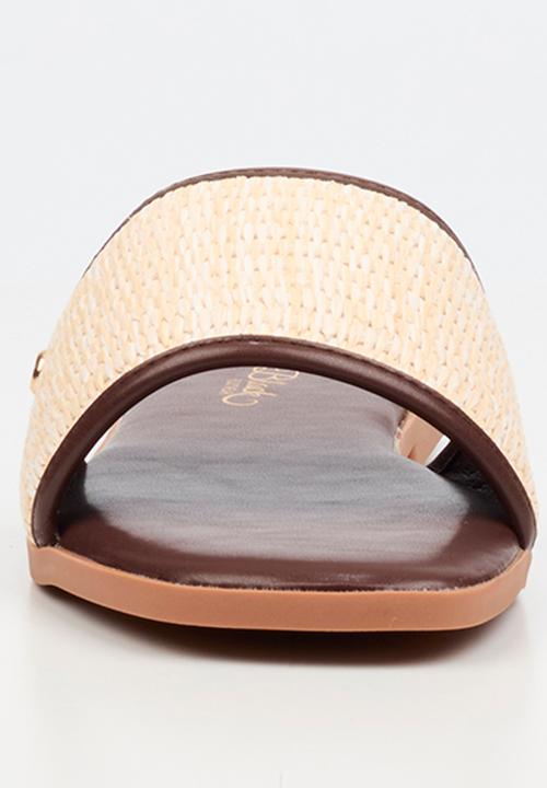 Miss Black - Zenia 1 raffia sandal - tan