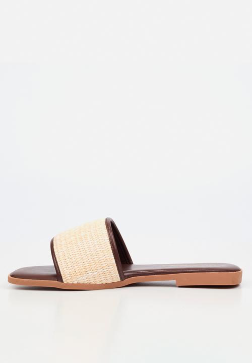Miss Black - Zenia 1 raffia sandal - tan