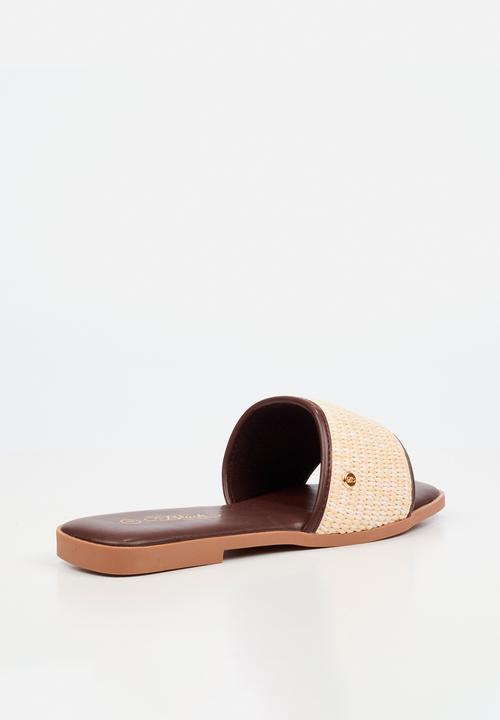 Miss Black - Zenia 1 raffia sandal - tan