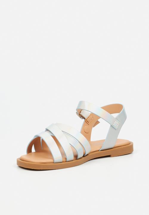Flutterby - Lillie 1 girls sandal - silver