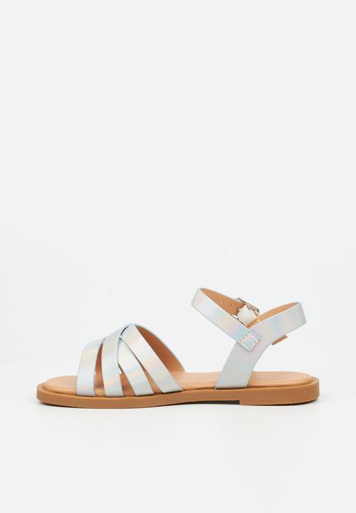 Flutterby - Lillie 1 girls sandal - silver